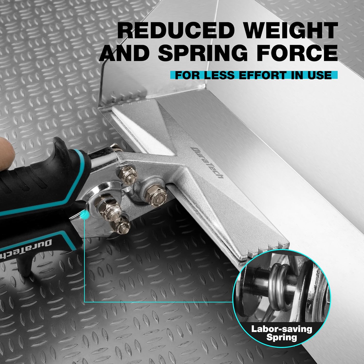 DURATECH 6 Inch Sheet Metal Bender with Ergonomic TPR Handle