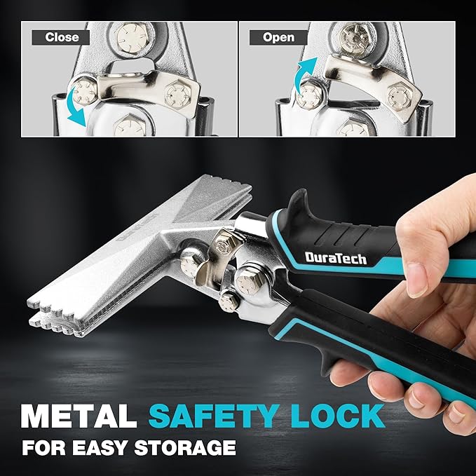 DURATECH 6 Inch Sheet Metal Bender with Ergonomic TPR Handle