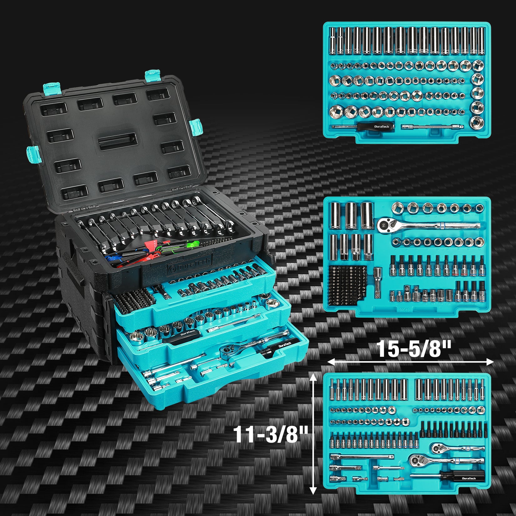 DURATECH 497-Piece Mechanics Tool Set
