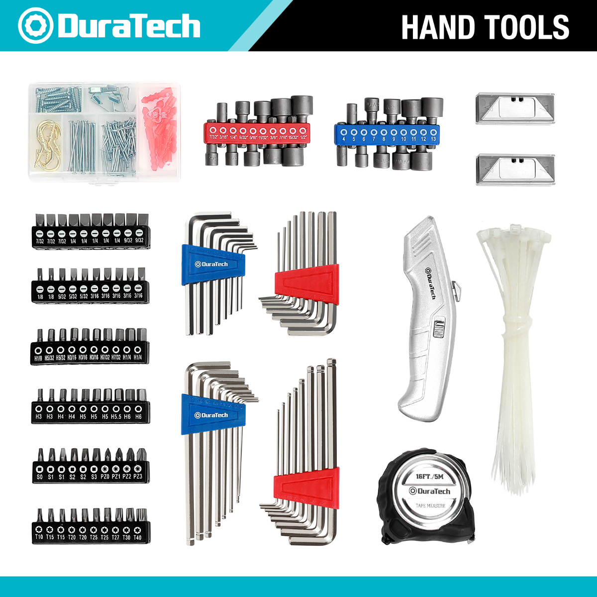 DURATECH 269-Piece Home Repair Tool Set