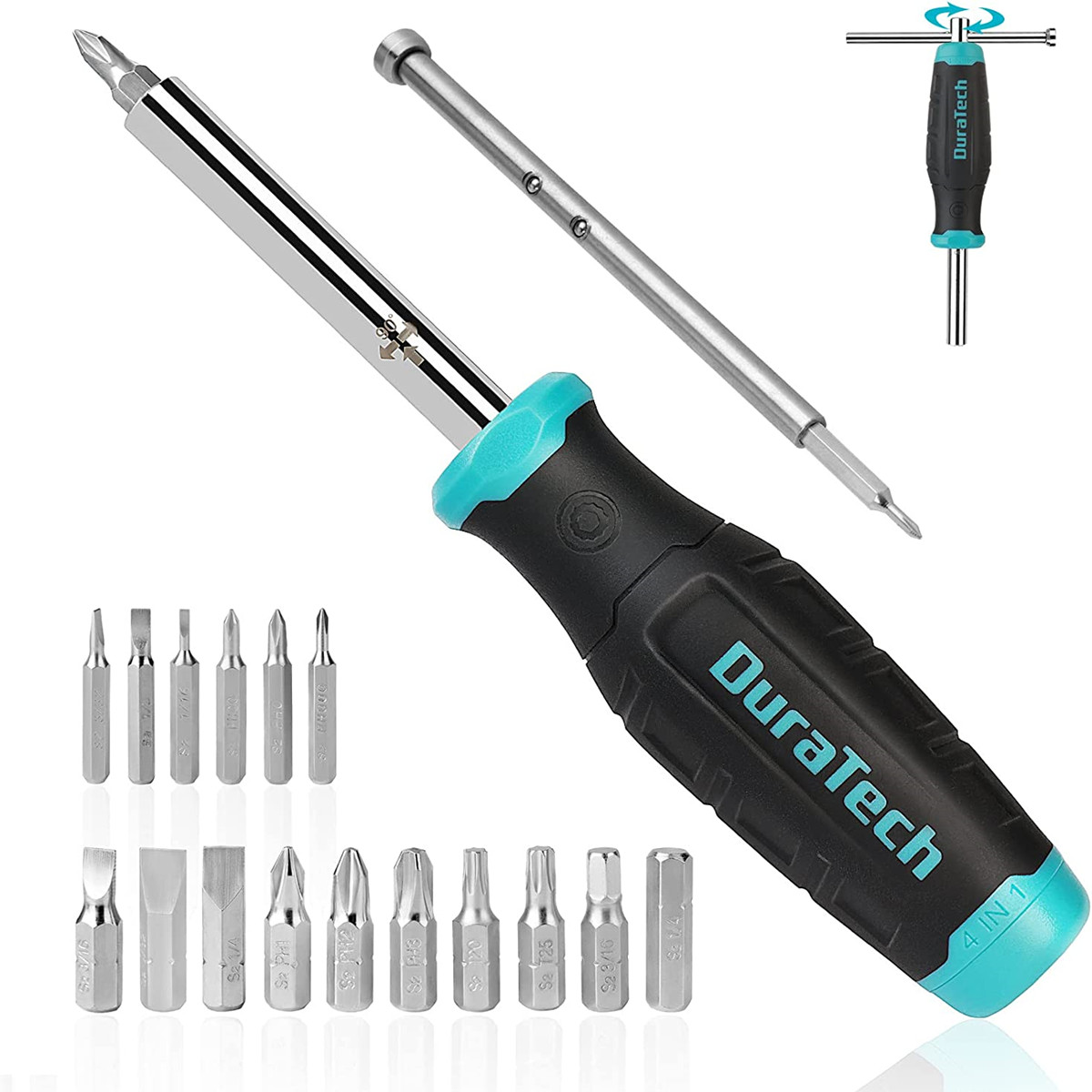 DURATECH 18-in-1 Multi-bit Screwdriver Set