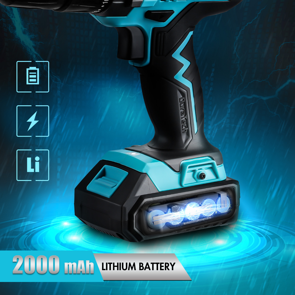 DURATECH 20V 2.0Ah Li-ion Battery Pack