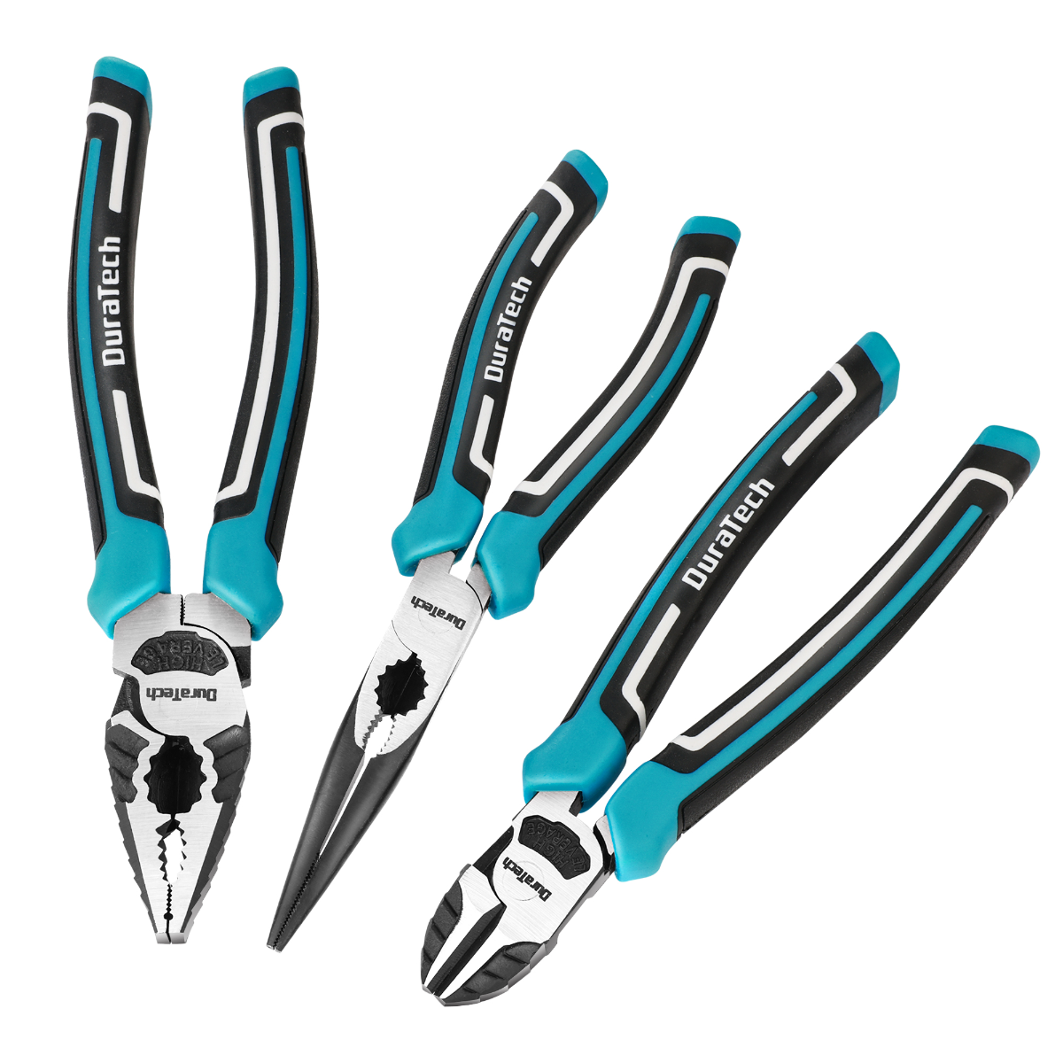 DURATECH 3-Piece Cr-V Construction Plier Set