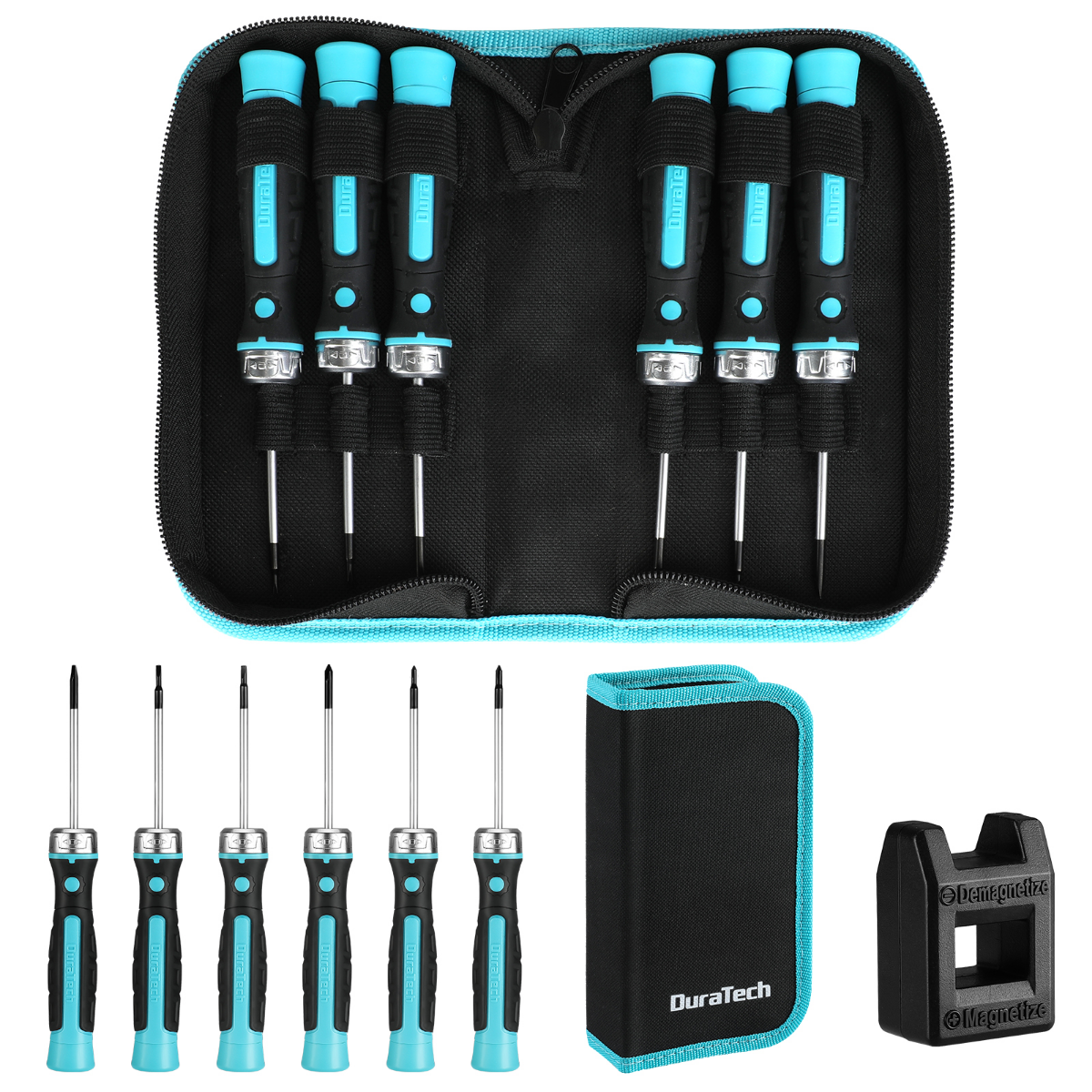 DURATECH 6-Piece Precision Screwdriver Set