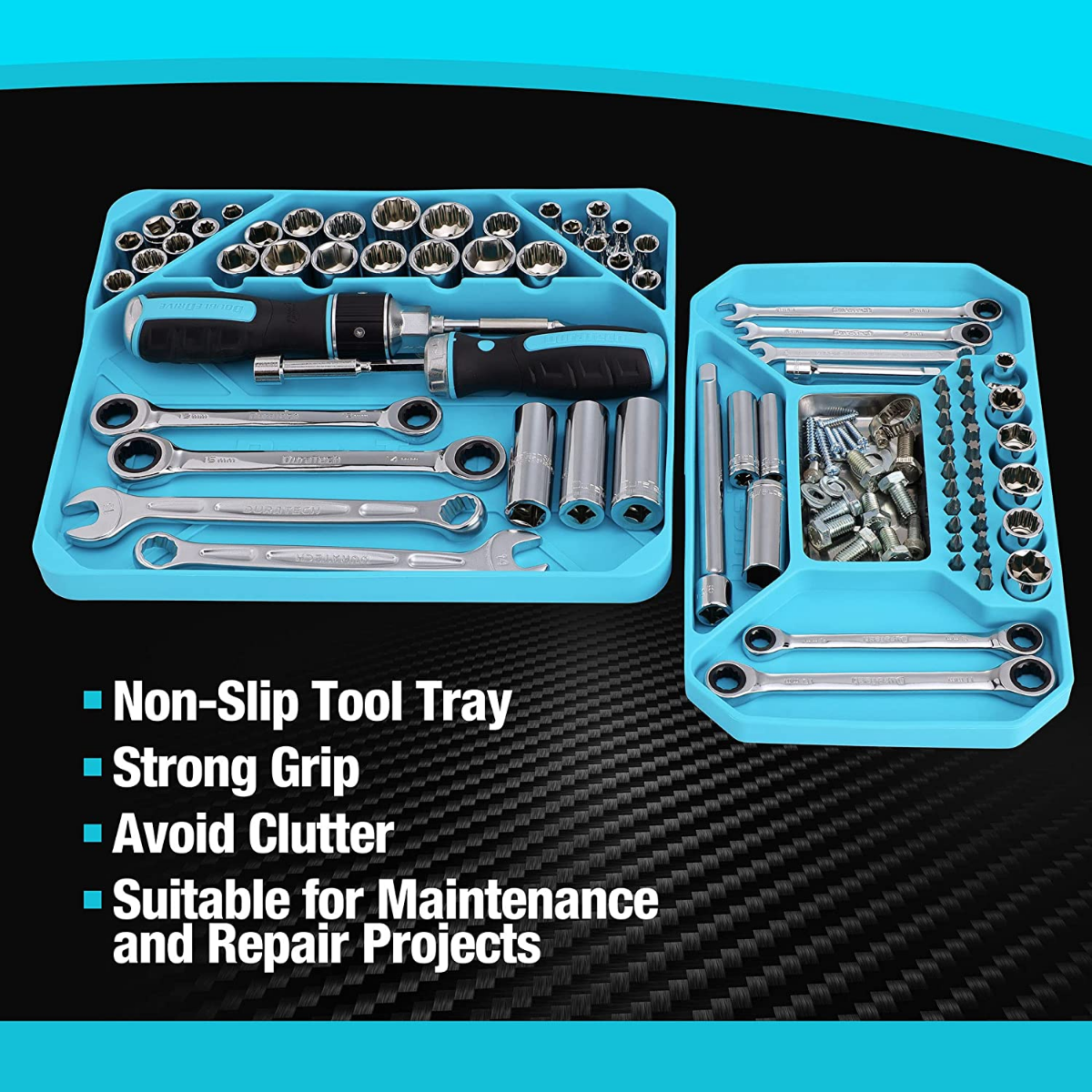 DURATECH 2-Piece Silicone Tool Tray