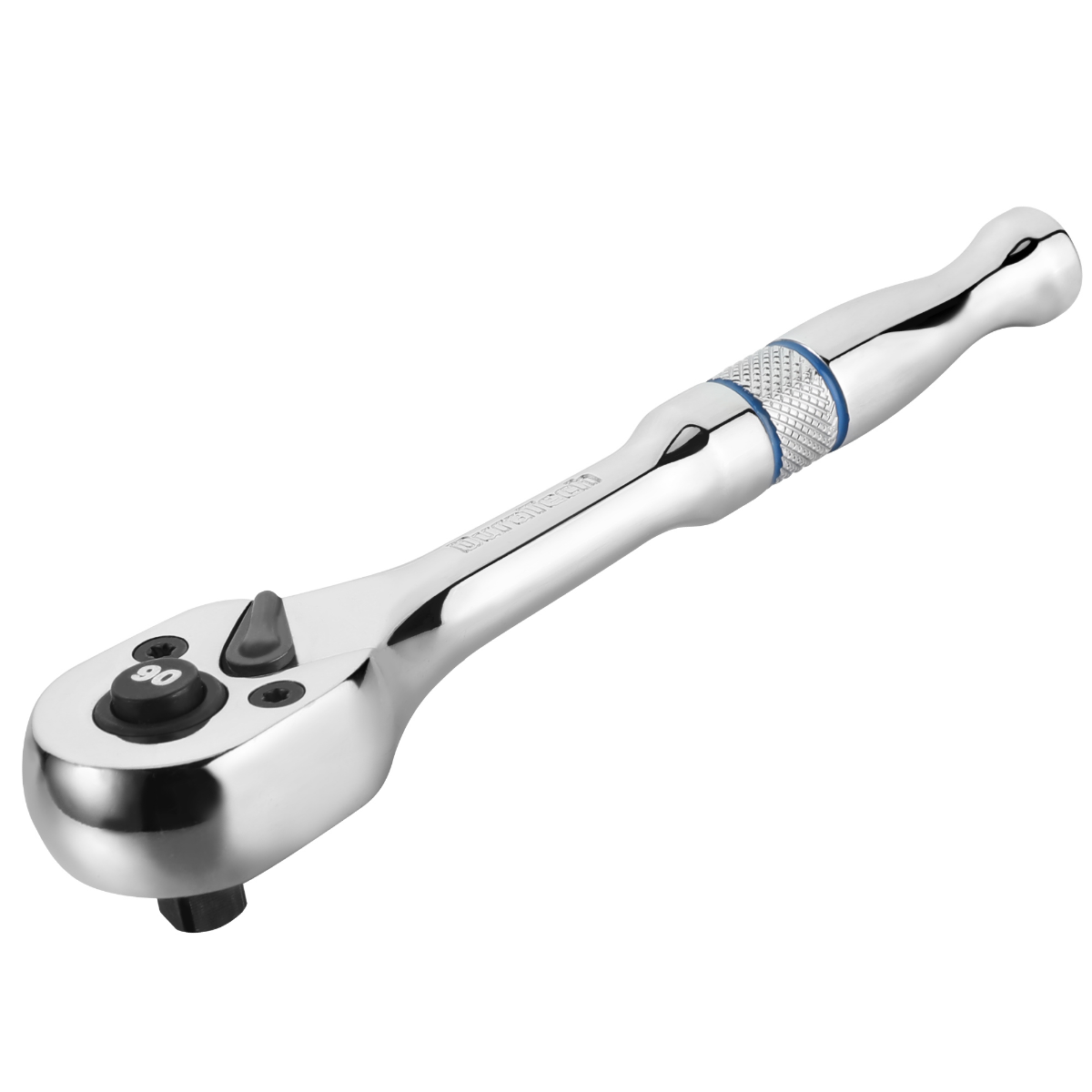 DURATECH 1/2, 1/4, 3/8-Inch Drive Socket Wrench, 90-Tooth Quick-release Ratchet Wrench