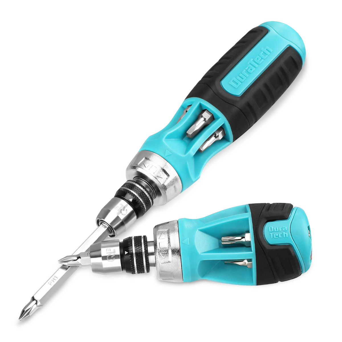 DURATECH 2-Piece Ratcheting Screwdriver Set