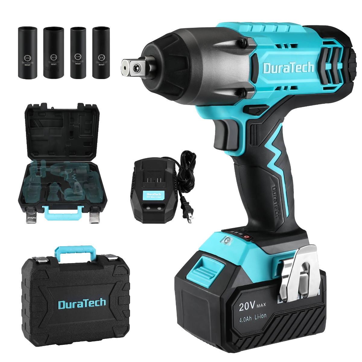 DURATECH 20V Cordless Impact Wrench