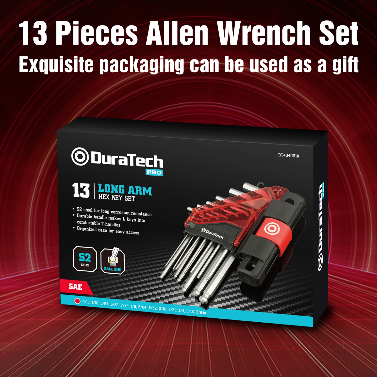 DURATECH 13-Piece SAE Allen Wrench Set