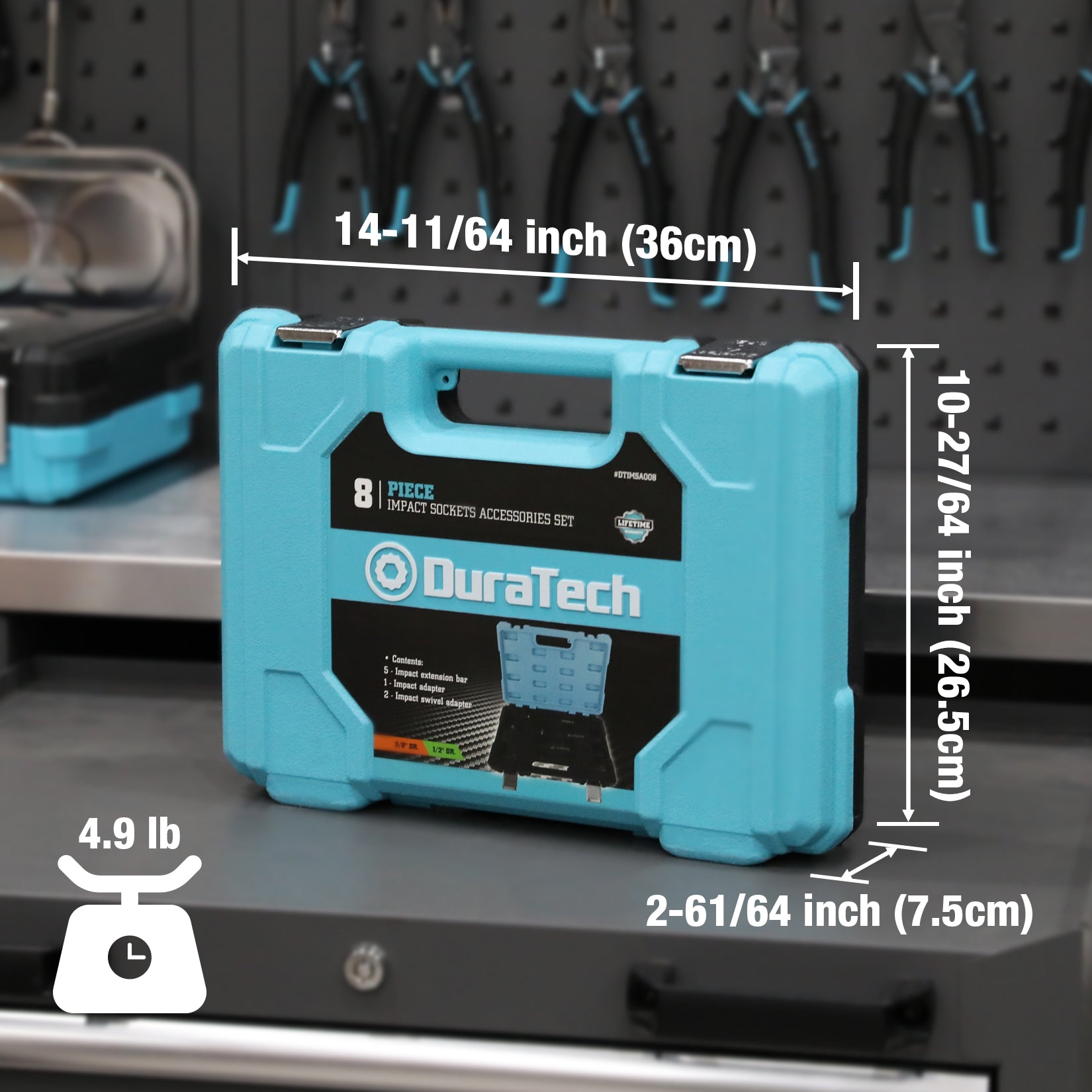 DURATECH Impact Socket Adapter Set