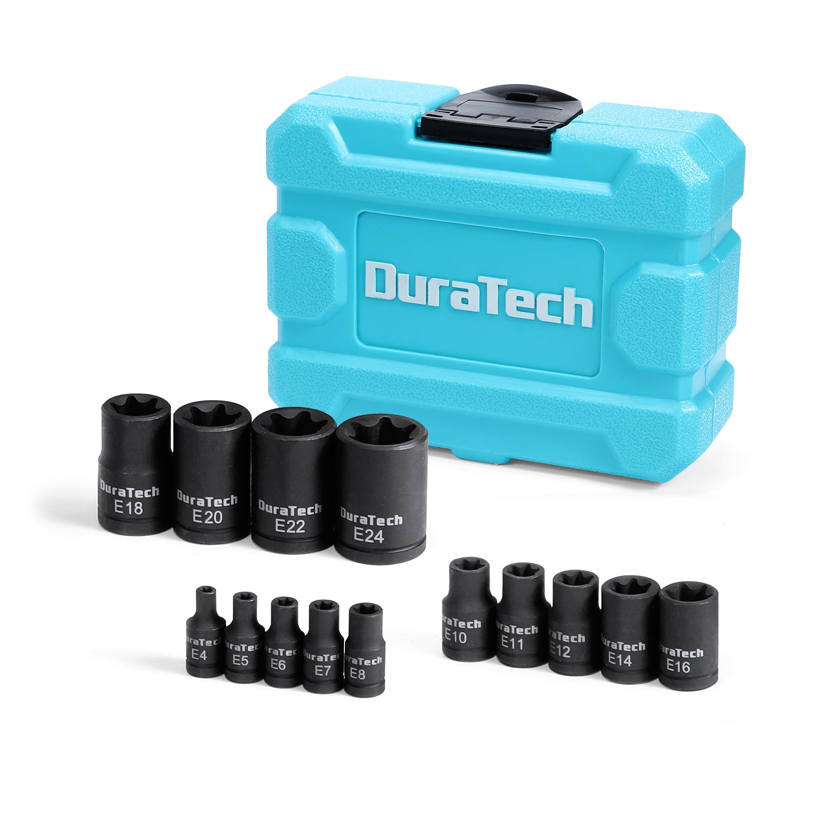 DURATECH 14-Piece External Star Impact Socket Set