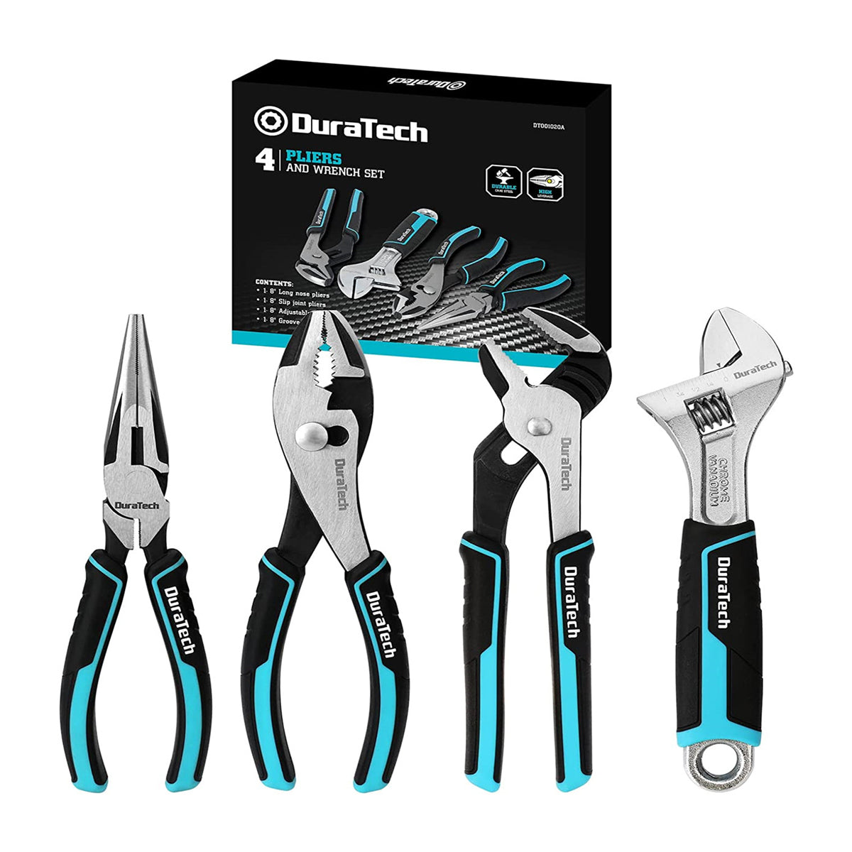 DURATECH 4-Piece Pliers Set