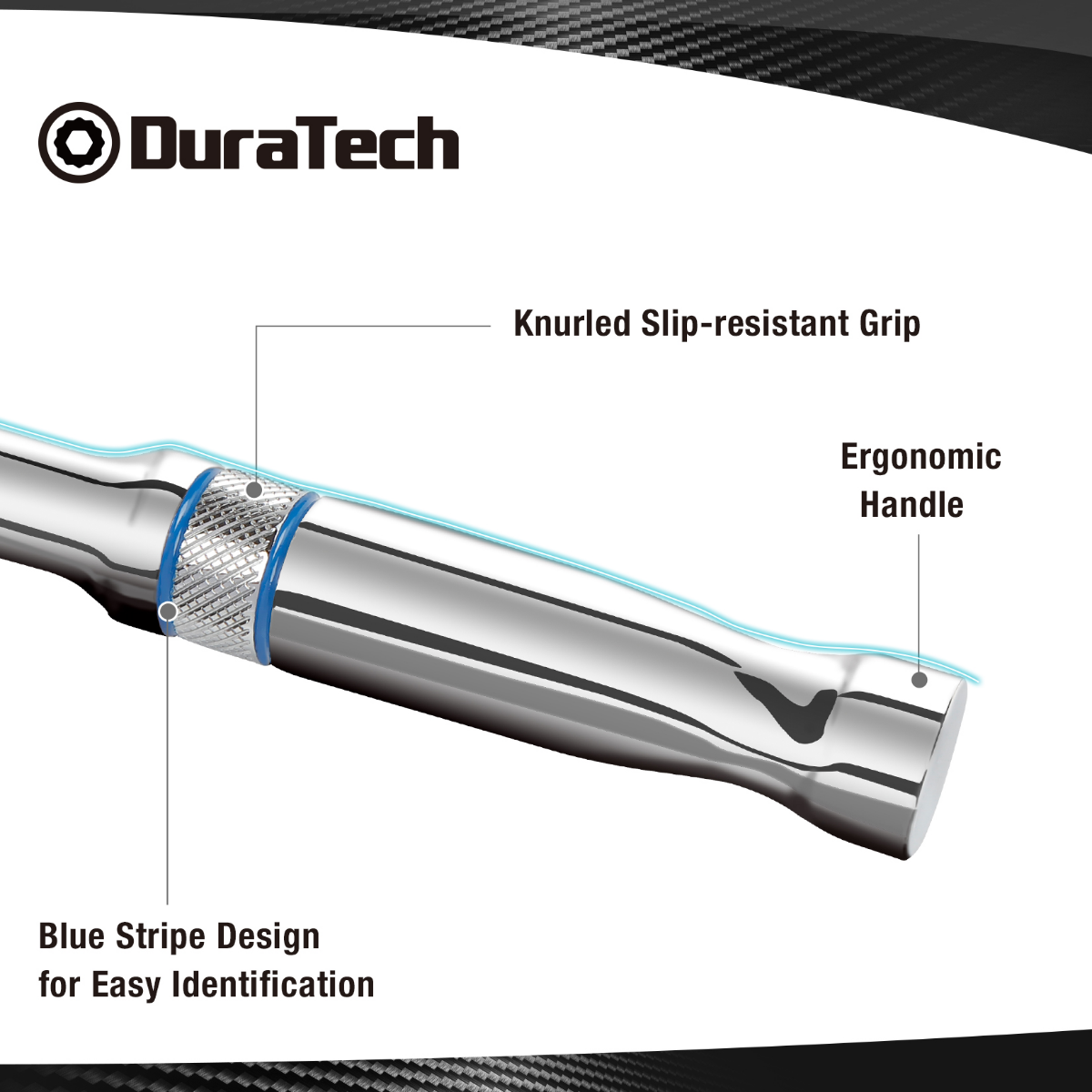 DURATECH 1/2, 1/4, 3/8-Inch Drive Socket Wrench, 90-Tooth Quick-release Ratchet Wrench