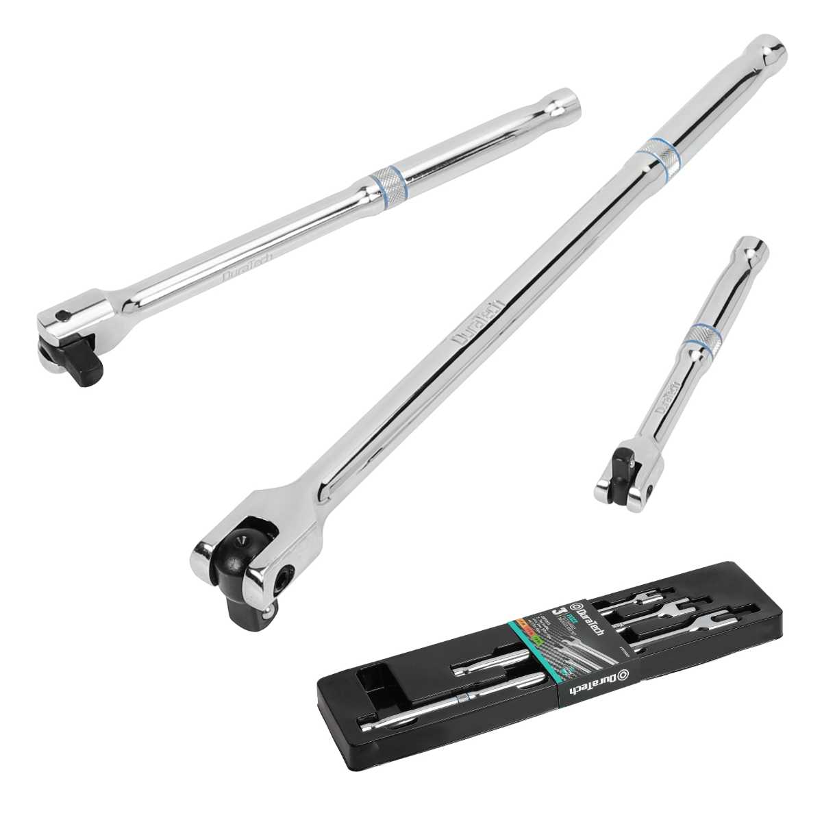 DURATECH 3-Piece Breaker Bar Set