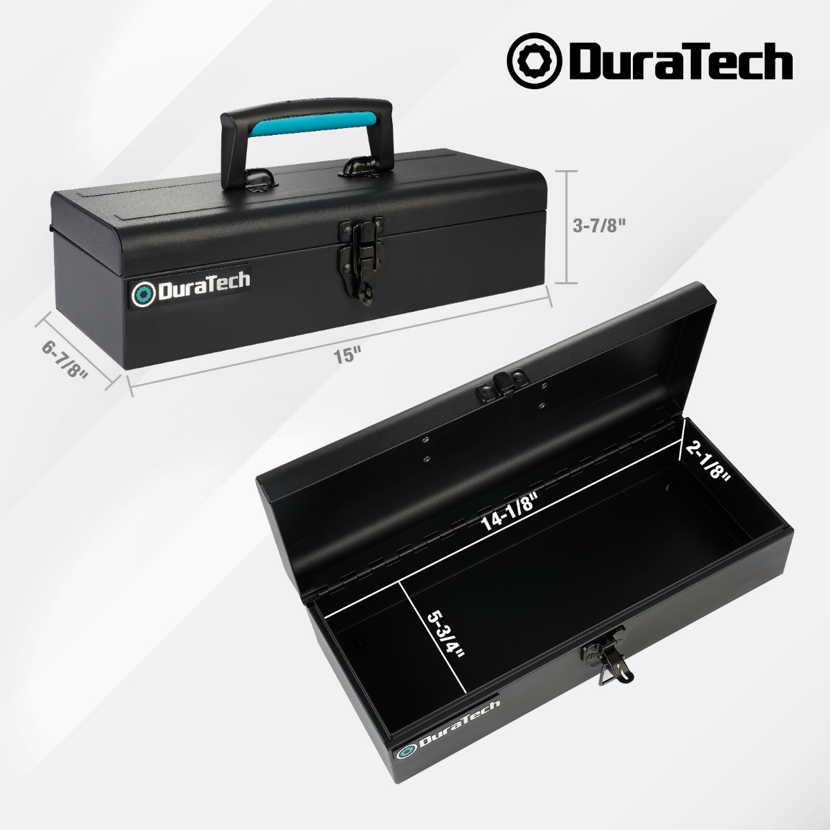 DURATECH 15" Metal Tool Box