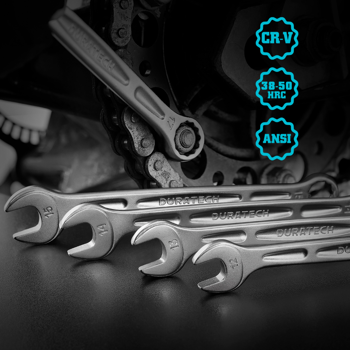 DURATECH 11-Piece Combination Wrench Set