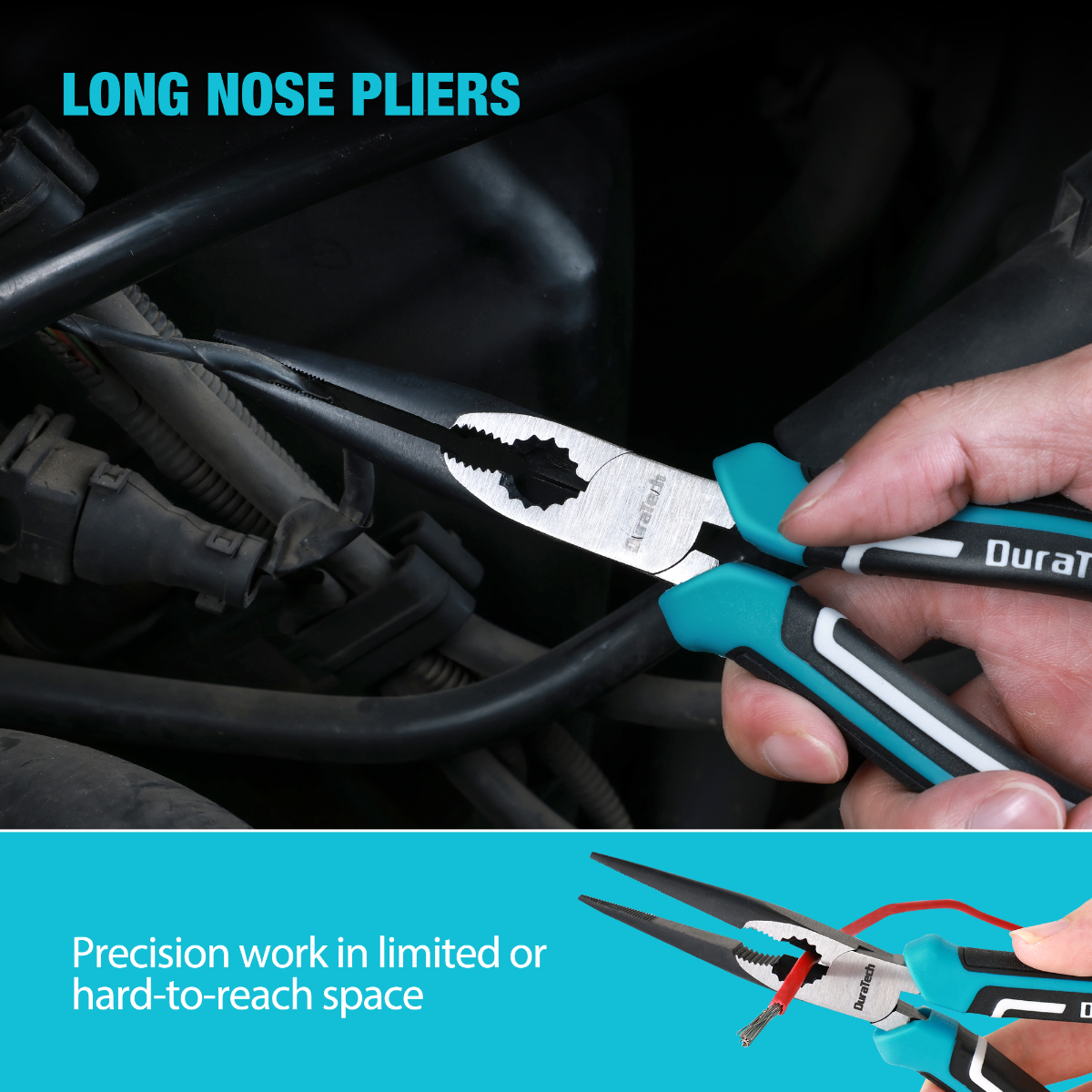 DURATECH 3-Piece Cr-V Construction Plier Set