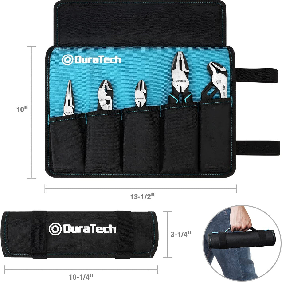 DURATECH 5-Piece Pliers Set