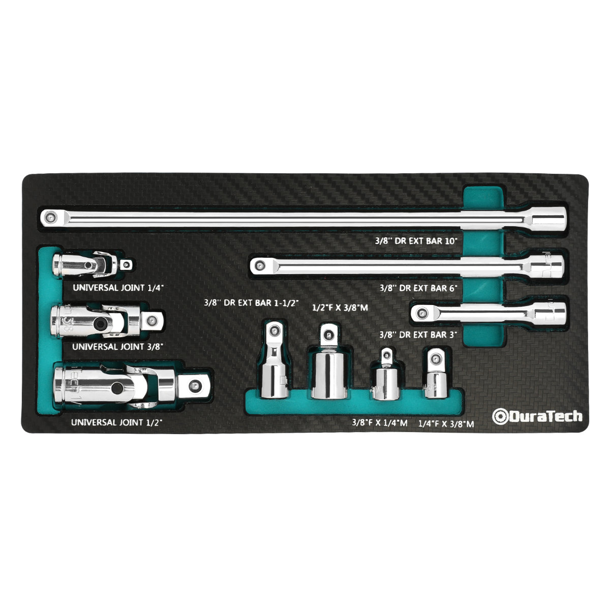 Socket Soft Shell Kit DURATECH 10-Piece Socket Accessory Kit