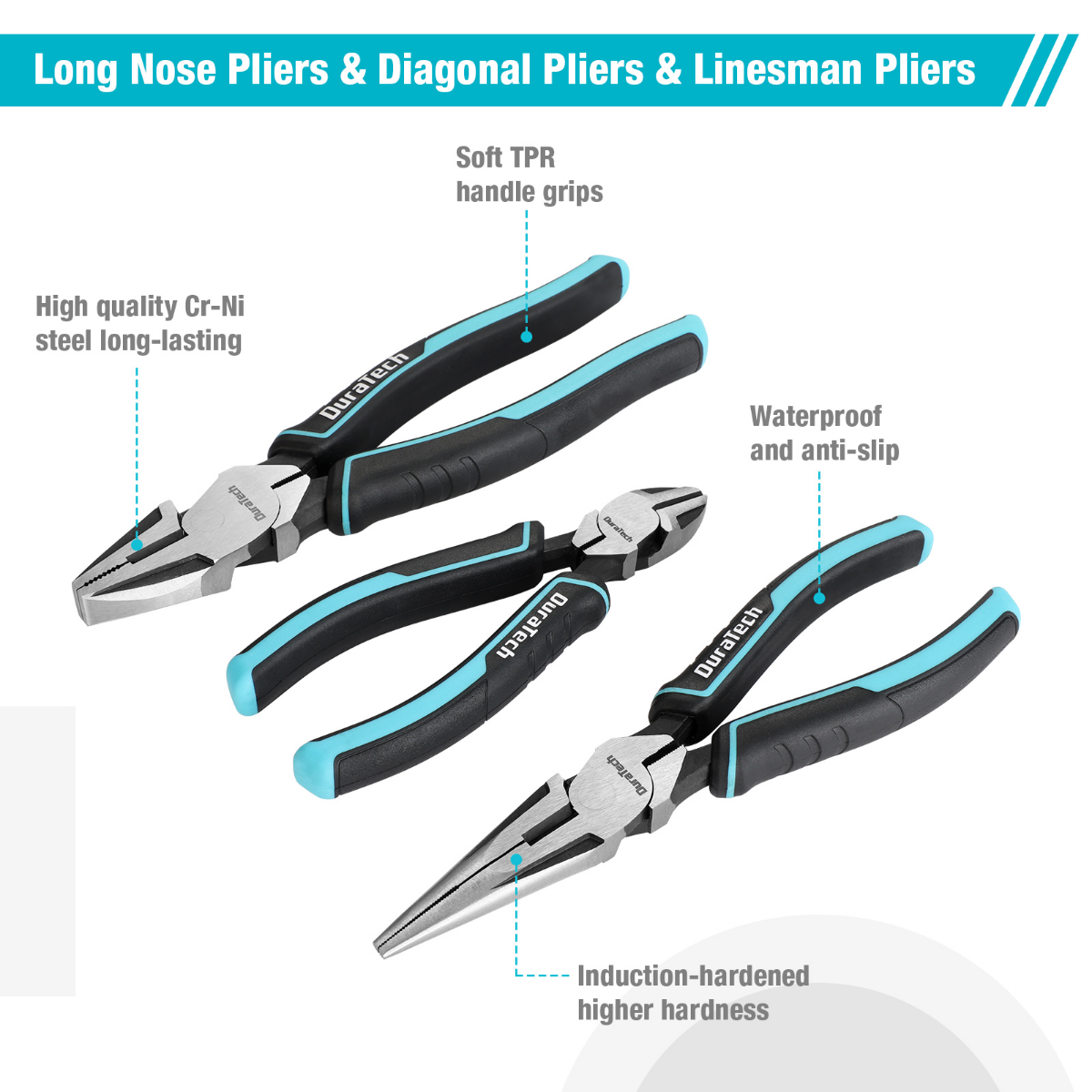 DURATECH 7-Piece Pliers Set